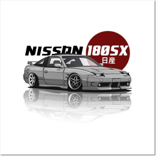 Nissan 180SX JDM Car Posters and Art